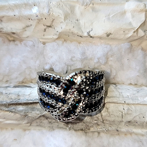 💎Blue Sapphire Sterling Silver Fashion Statement - Picture 6 of 6